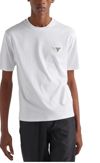 Prada Pamuklu Yuvarlak Yakalı Tişört