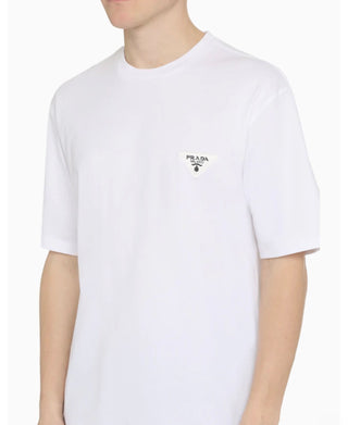 Prada Pamuklu Yuvarlak Yakalı Tişört