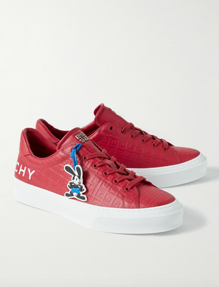 Givenchy City Sport Kabartma Desenli Deri Spor Ayakkabı