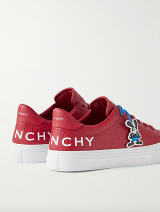 Givenchy City Sport Kabartma Desenli Deri Spor Ayakkabı