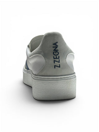 Zegna Beyaz Kalın Taban Erkek Sneakers