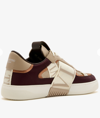 VL7N Dana Derisi ve Naylon Bant Detaylı Erkek Sneakers