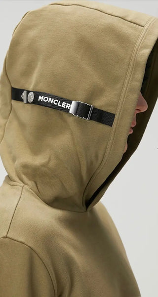 Haki Kapüşonlu Sweatshirt