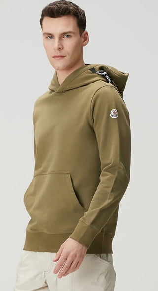 Haki Kapüşonlu Sweatshirt