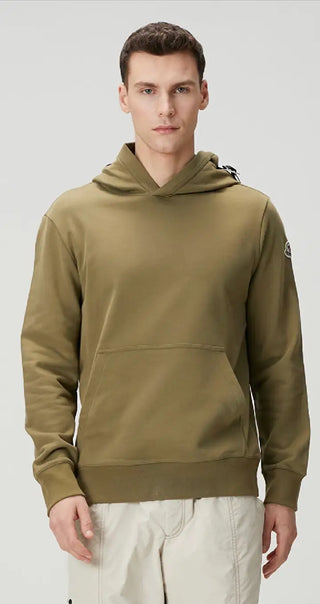 Haki Kapüşonlu Sweatshirt