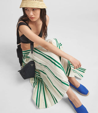 Pamuklu Kabartma Logolu Kadın Espadril