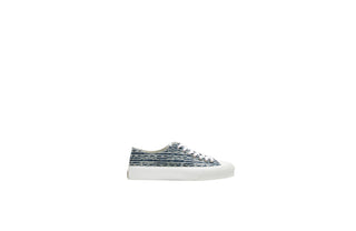 Planet Luxury Brands Givenchy mavi logolu, kalın tabanlı ve yuvarlak burunlu erkek sneakers