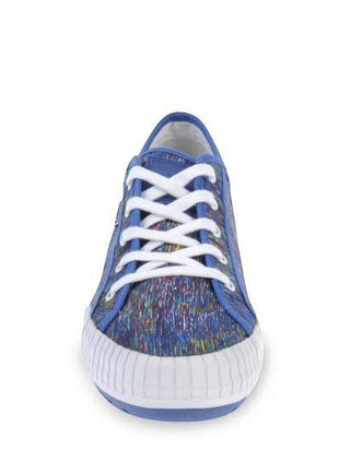 Planet Luxury Brands Kenzo mavi renkli, kalın tabanlı ve yuvarlak burunlu erkek sneaker ayakkabı