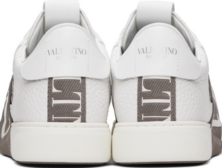 Valentino Logo-strap Beyaz Deri Erkek Sneakers